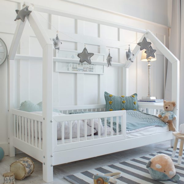 Łóżko domek Pioli 160x80 białe (szybka wysyłka) styl skandynawski